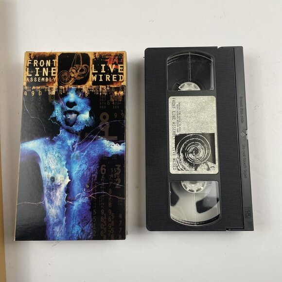 Front Line Assembly Hard Wired VHS/2 CD Box Set Includes Pendant - Picture 9 of 10